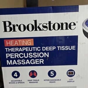 Brookstone Heating Deep Tissue Massager